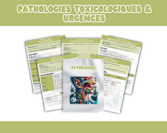 PATHOLOGIES TOXICOLOGIQUES & URGENCES