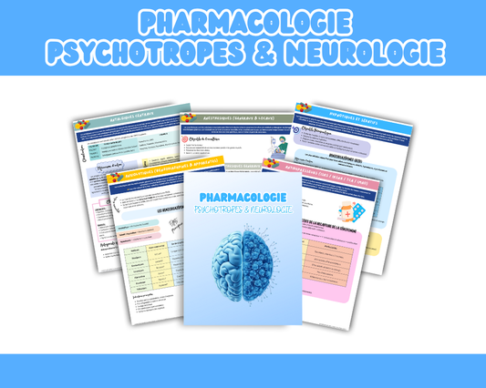 PHARMACOLOGIE PSYCHOTROPES & NEUROLOGIE