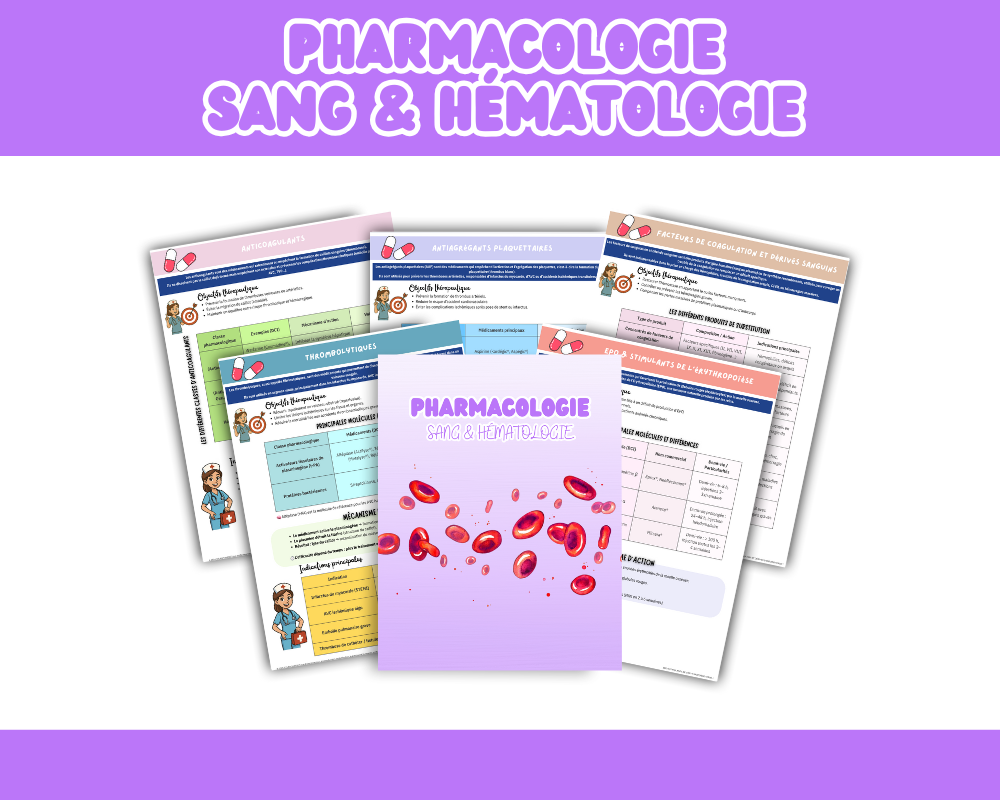 PHARMACOLOGIE SANG & HÉMATOLOGIE