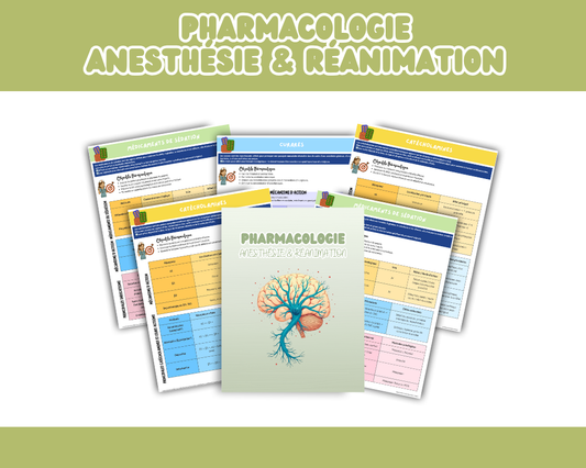 PHARMACOLOGIE ANESTHÉSIE & RÉANIMATION